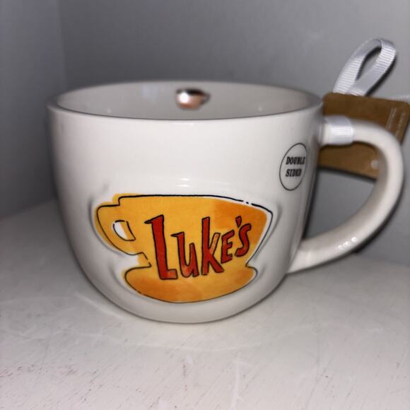 Rae Dunn Gilmore Girls Luke’s Diner Mug "I Like My Coffee with Oxygen" NEW - Picture 2 of 5